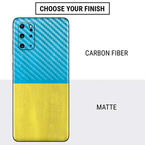 Ukraine Flag Distressed Galaxy S20 Plus Skin